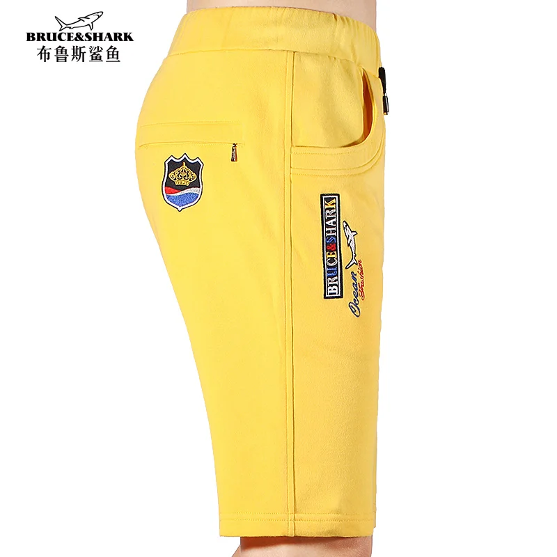 Shorts Men&nbsp;clothing Elastic Waist Yellow Green Blue Korea S