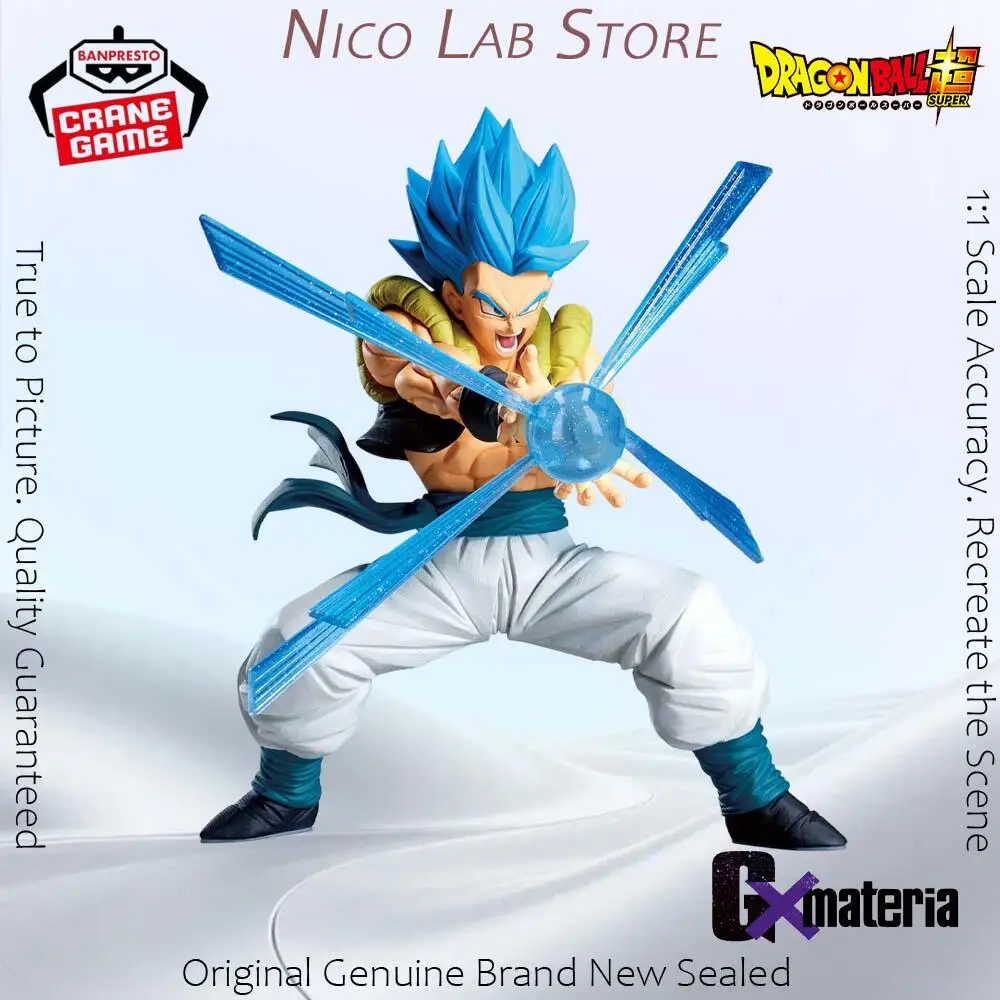 Фото В наличии: Фигурка BANPRESTO Gxmateria Dragon Ball Super Gogeta, аниме-модель, игрушка №1