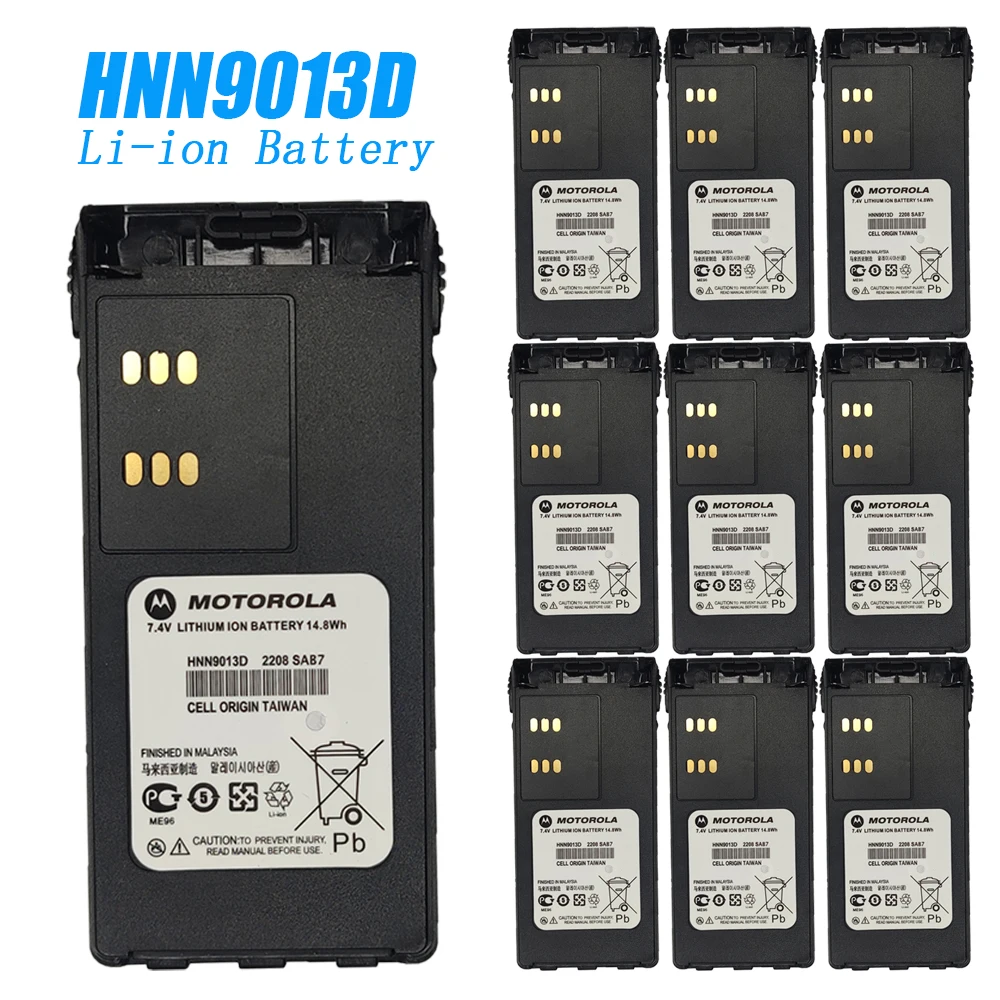 

10pcs HNN9013D Battery Compatible With Motorola GP340 GP380 GP640 GP680 HT1250 HT750 GP328 PRO5150 MTX850 PR860 Two Way Radios