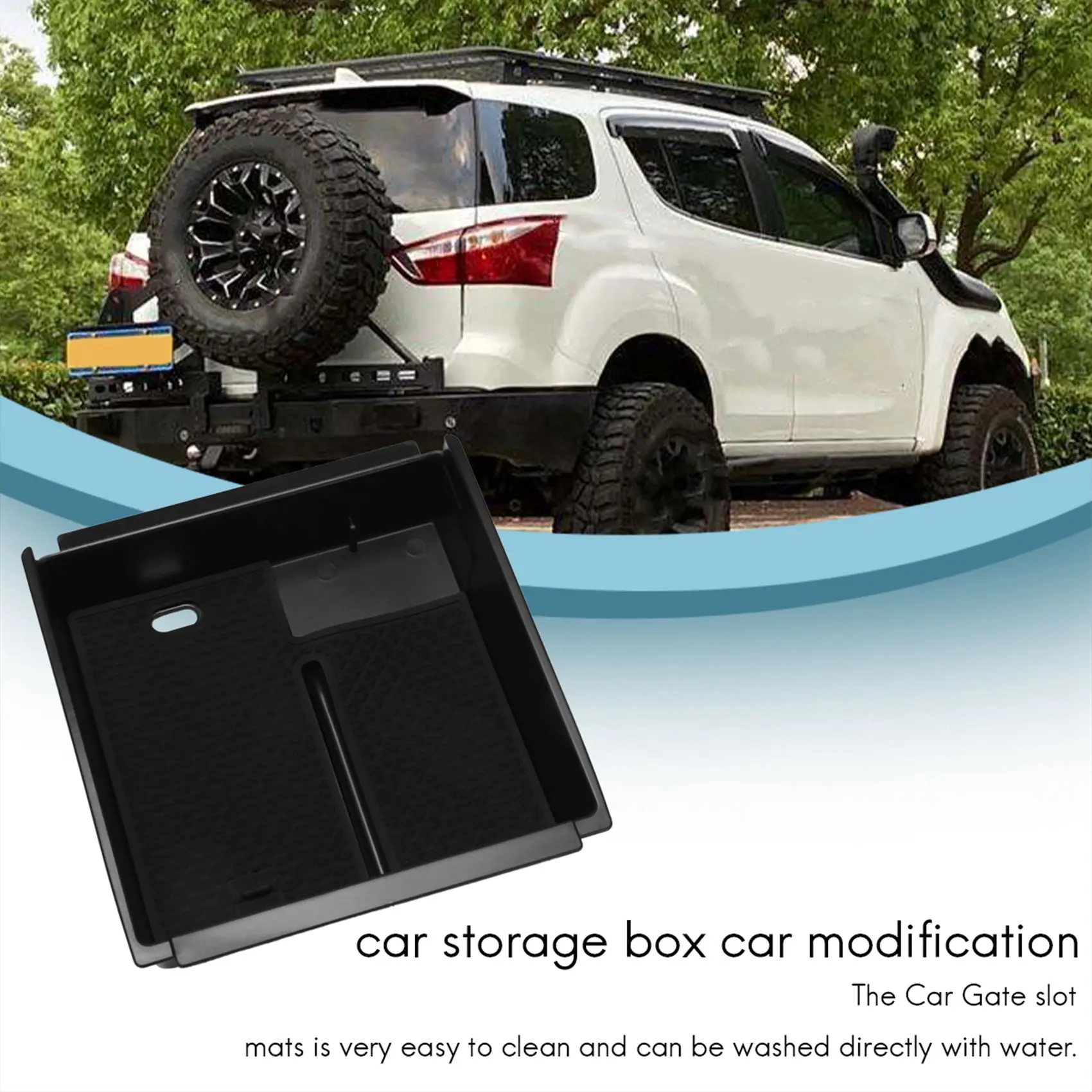 Ящик для хранения подлокотников Isuzu D-MAX MU-X 2012 - 2019 DMAX MUX tiading Box BLACK