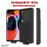 kqjys 7000mah battery charger cases for xiaomi mi 10 battery case external power bank charging cover for mi 10 pro 5g power case