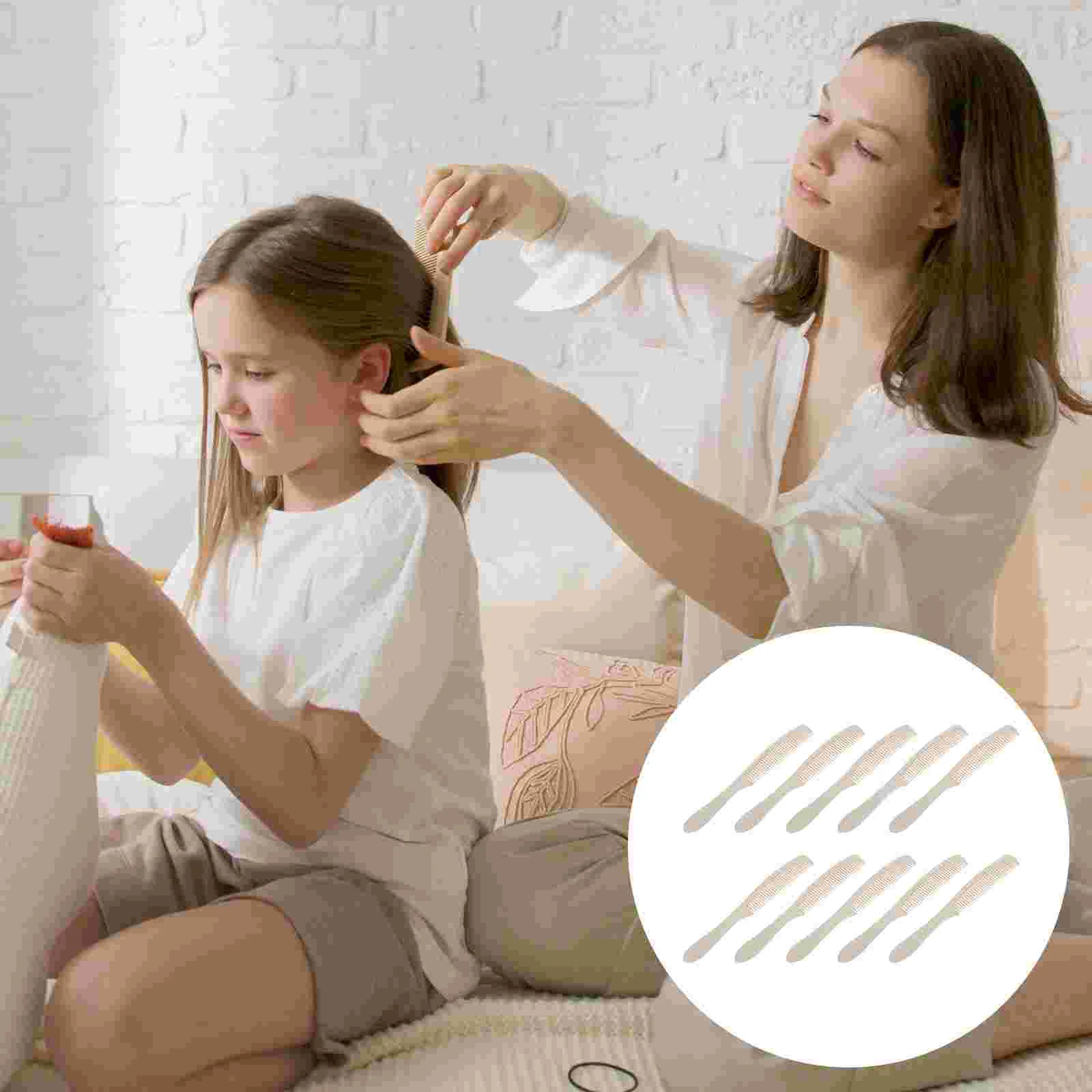 Массовые расчески Одноразовые пластиковые волосы для путешествий дразнящие