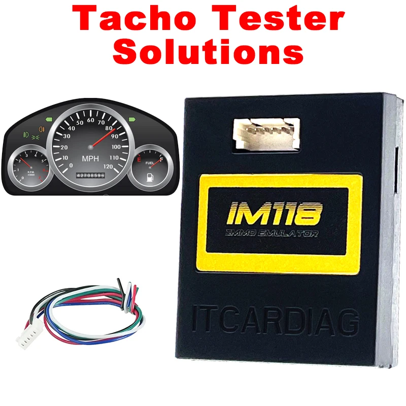 Иммобилайзер IM118 Эмулятор IMMO OFF PK OF96 OF110 K-LINE CANBUS Автомобильный тестер Тахометр ESL ELV