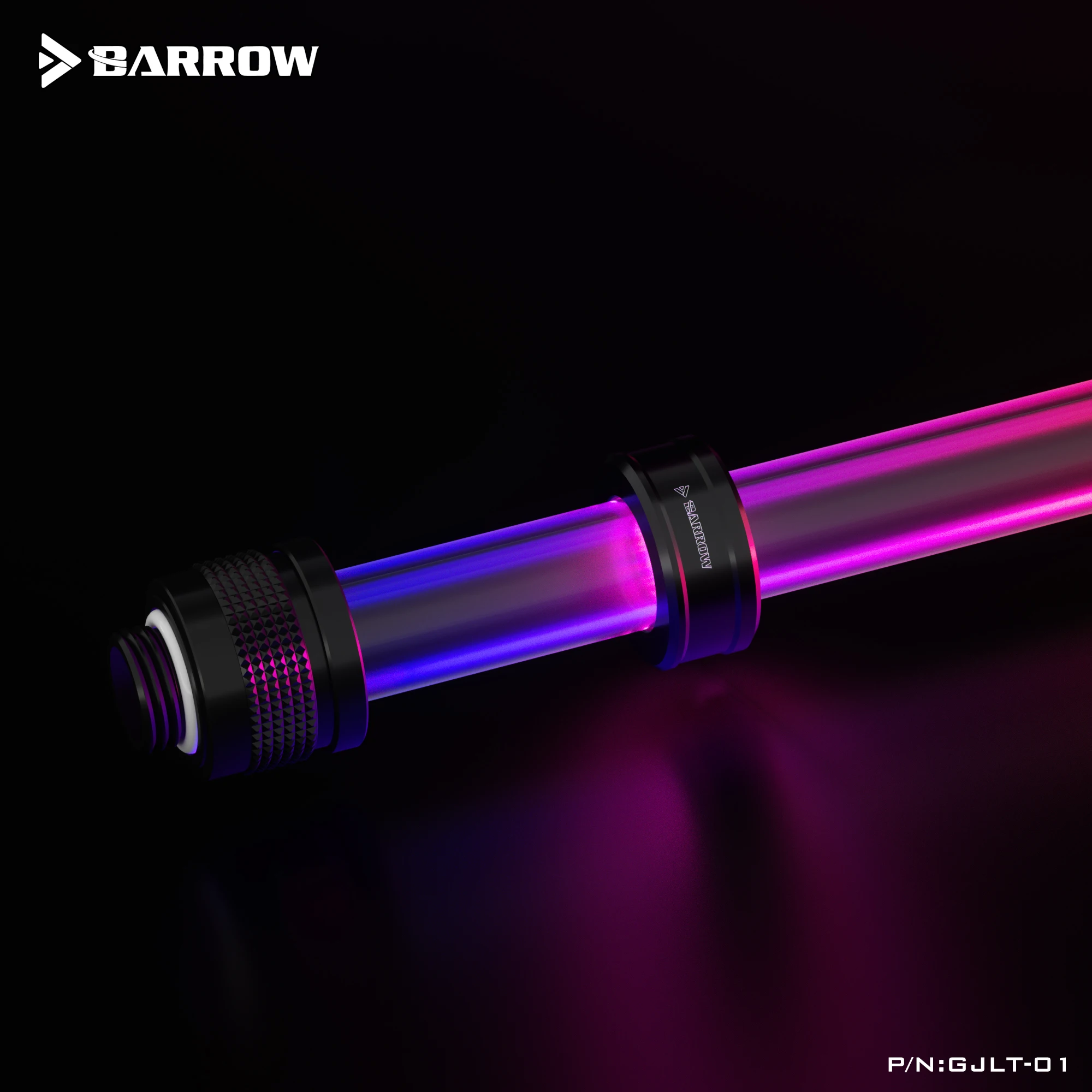 Barrow RGB светодиодный для жесткой трубки od 14 мм, прозрачная акриловая трубка PETG LRC2.0, светодиодная лампа с рисунком Aurora ARGB 5 В, 3 контакта (art.: 3920bdfee88da) - 3920bdfee88da