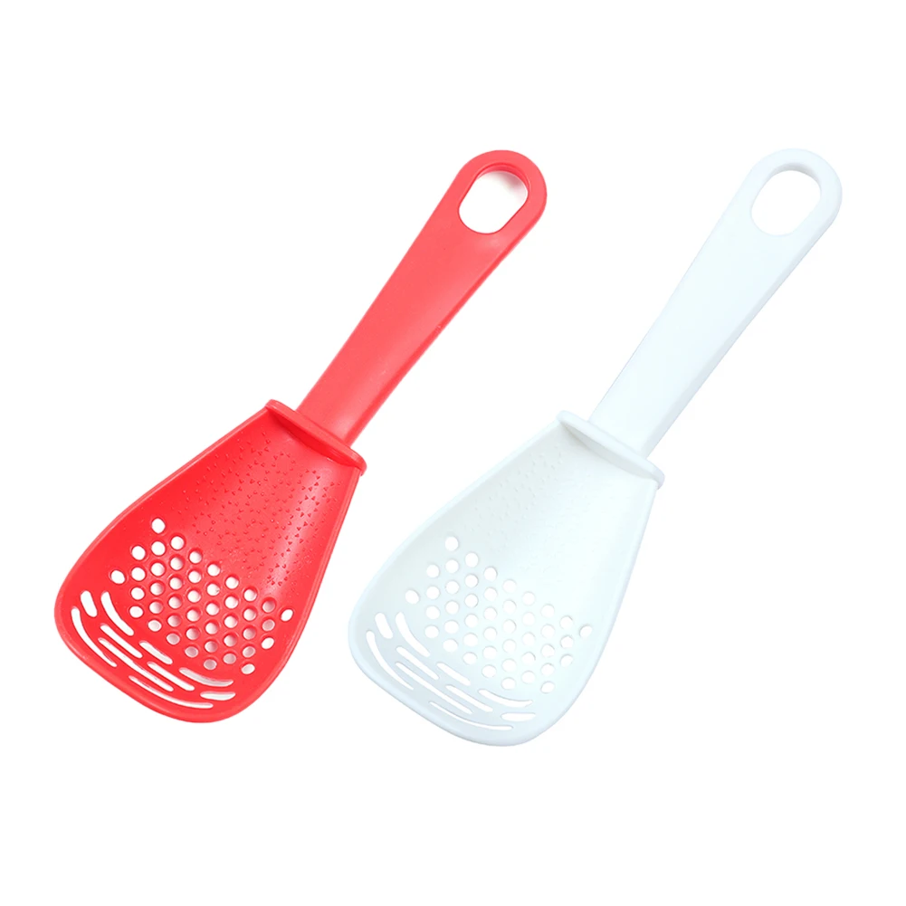 

Multifunctional Cooking Food Spoon Home Kitchen Dining Bar Gadgets Spoon Potato Garlic Colander Fruit Vegetable Gadgets