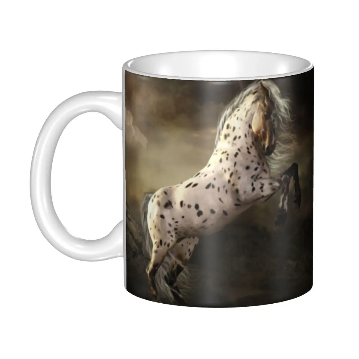 

American Appaloosa Horse Coffee Mugs DIY Custom Colorful Spotted Fur Ceramic Tea Milk Mug Cup Men Women Cups