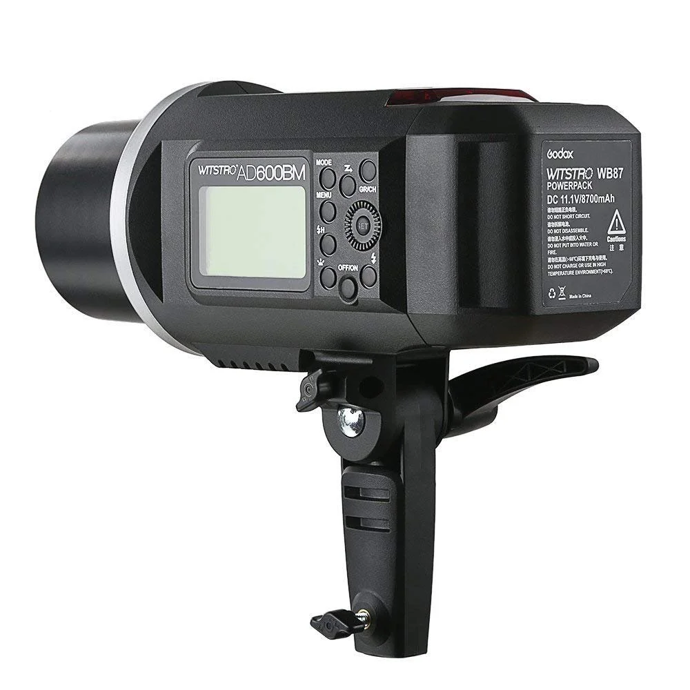

Высокоскоростная Внешняя вспышка Godox TTL с аккумулятором 8700 мАч AD600BM 600Ws 2,4G