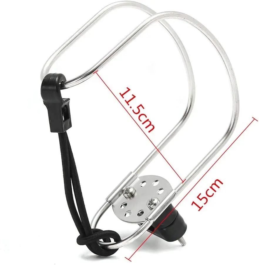 Подковообразный спасательный круг из нержавеющей стали регулируемый держатель