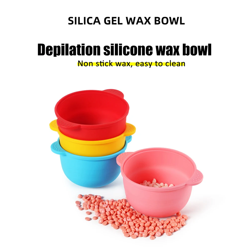 Нагреватель для воска 400 мл термостойкие силиконовые чаши удаления волос таяние