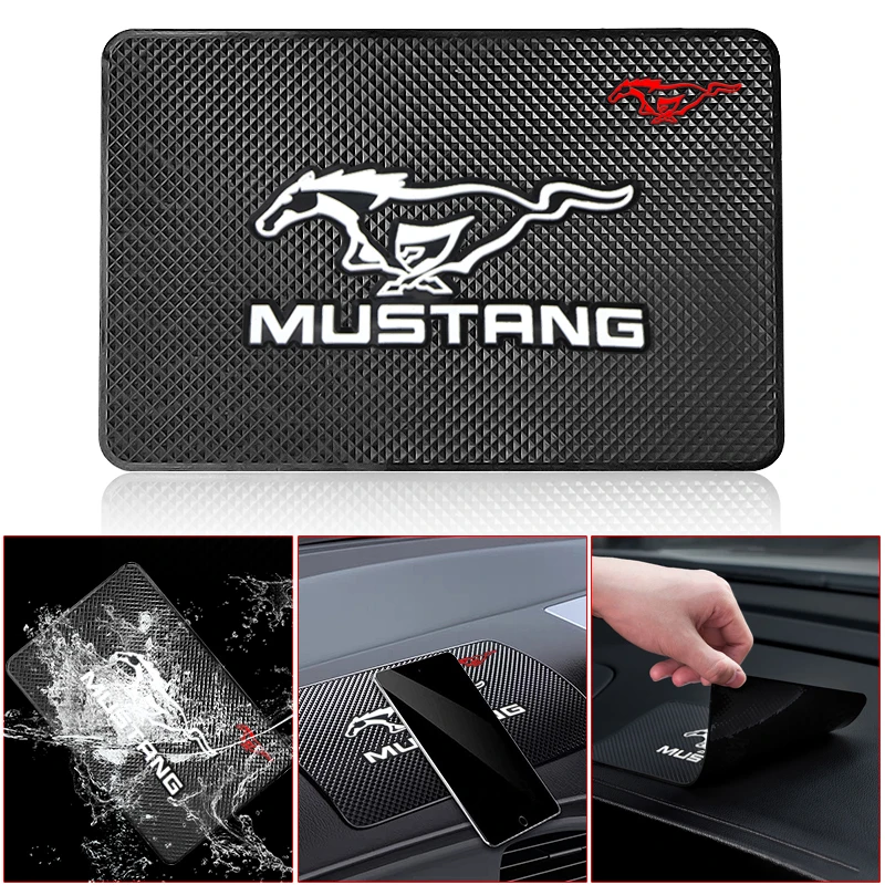 

Car Anti-Slip Pad Car Interior Dashboard Phone Gel Pad Fixed Anti-Slip Pad For Ford Mustang Universal Big Size Mustang Shelby GT