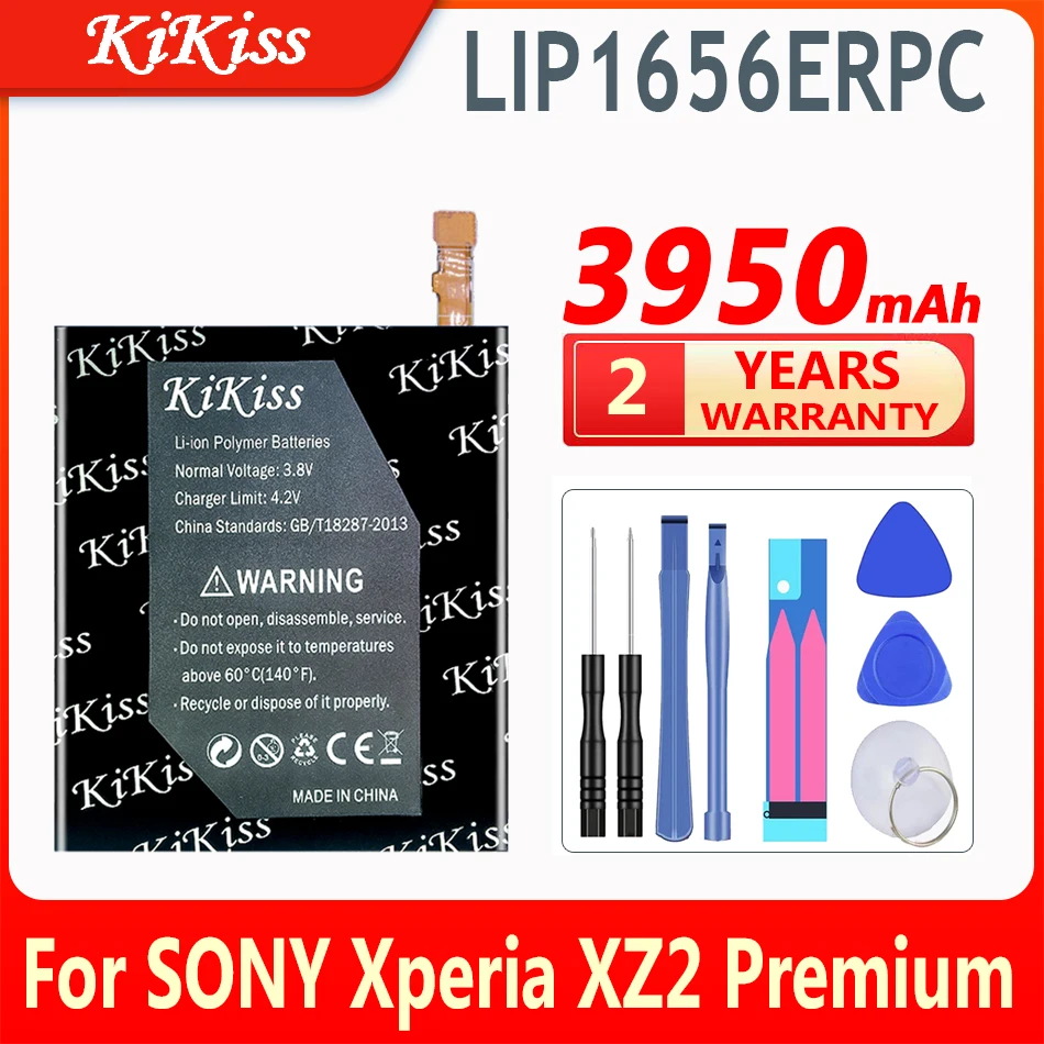 

KiKiss 3950mAh Replacement Battery For SONY Xperia XZ2 Premium LIP1656ERPC XZ 2 Mobile Phone Batteries Rechargeable Bateria AKKU