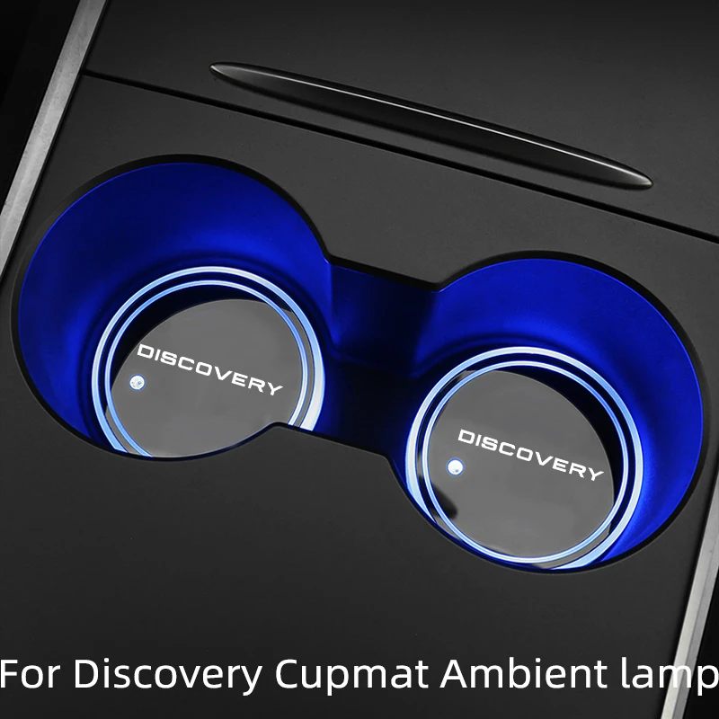 

Для Land Rover Discovery автомобильный светящийся фотоэлемент, нескользящий коврик, аксессуары для модификации цвета автомобиля, интерьер, аксессуа...