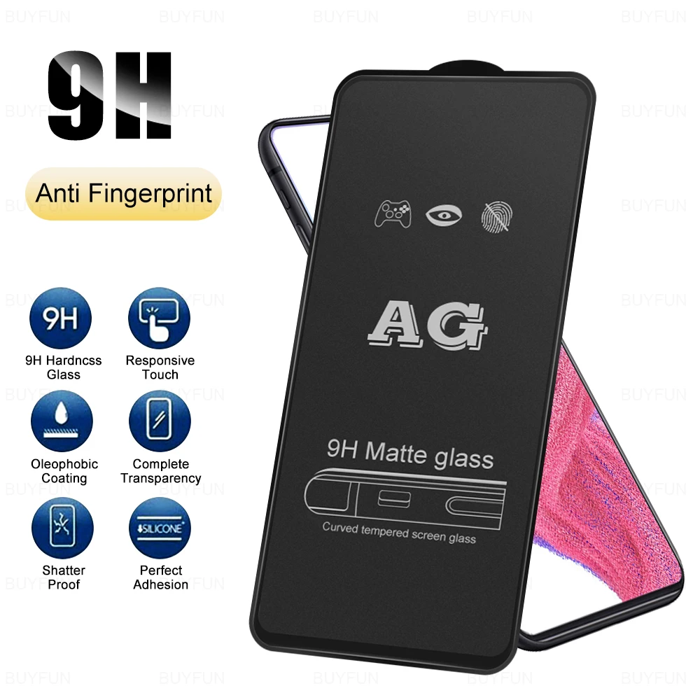 

1PCS Matte Tempered Front Glass For Samsung A72 A73 Screen Protector Full Cover For Samsung A70 A71Screen Glass Anti -finger