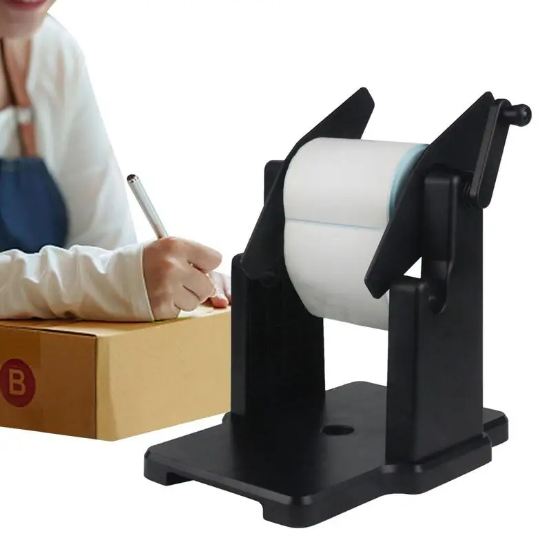 

Настольный держатель для этикеток со штрих-кодом, настольный Внешний держатель для этикеток, компактный дизайн, принадлежности для принтера для дома, офиса, школы и печати