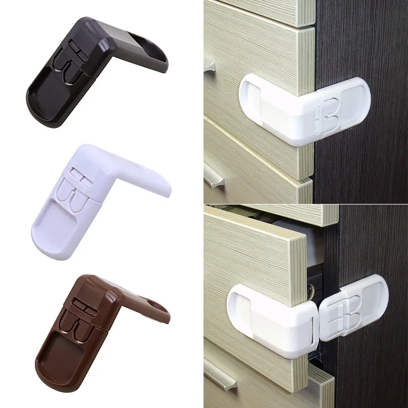 

1/3PCS Multi-use Baby Drawer Lock Plastic Child Security For Cabinet Refrigerator Window Closet Protect Toddler Safety Protector