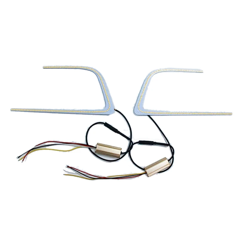 Автомобильный динамический светодиодный дневной ходовой фонарь Angel Eye DRL с