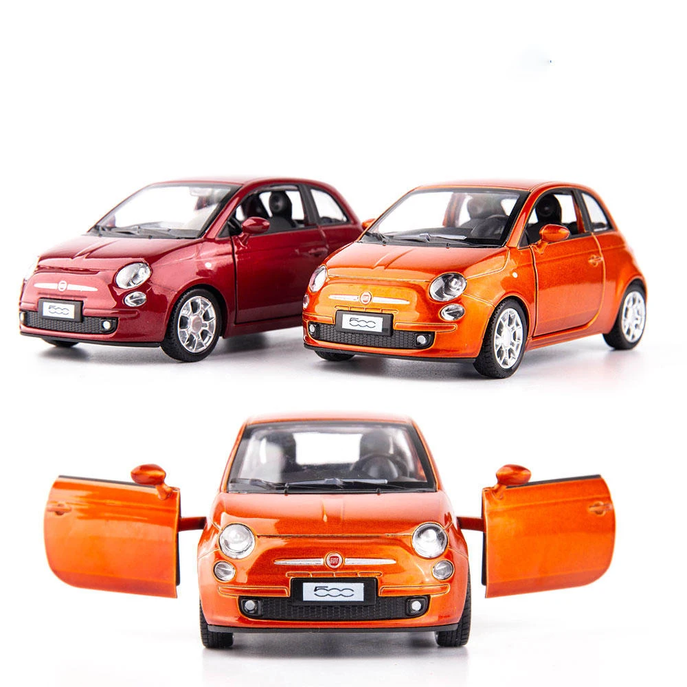 

1:28 FIAT 500 Alloy Car Model Diecasts & Toy Vehicles Collect Car Toy Boy Birthday gifts
