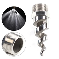 1 5 inch spiral nozzle 316 filling nozzle head external thread cone atomizing nozzle stainless steel atomizing sprayer