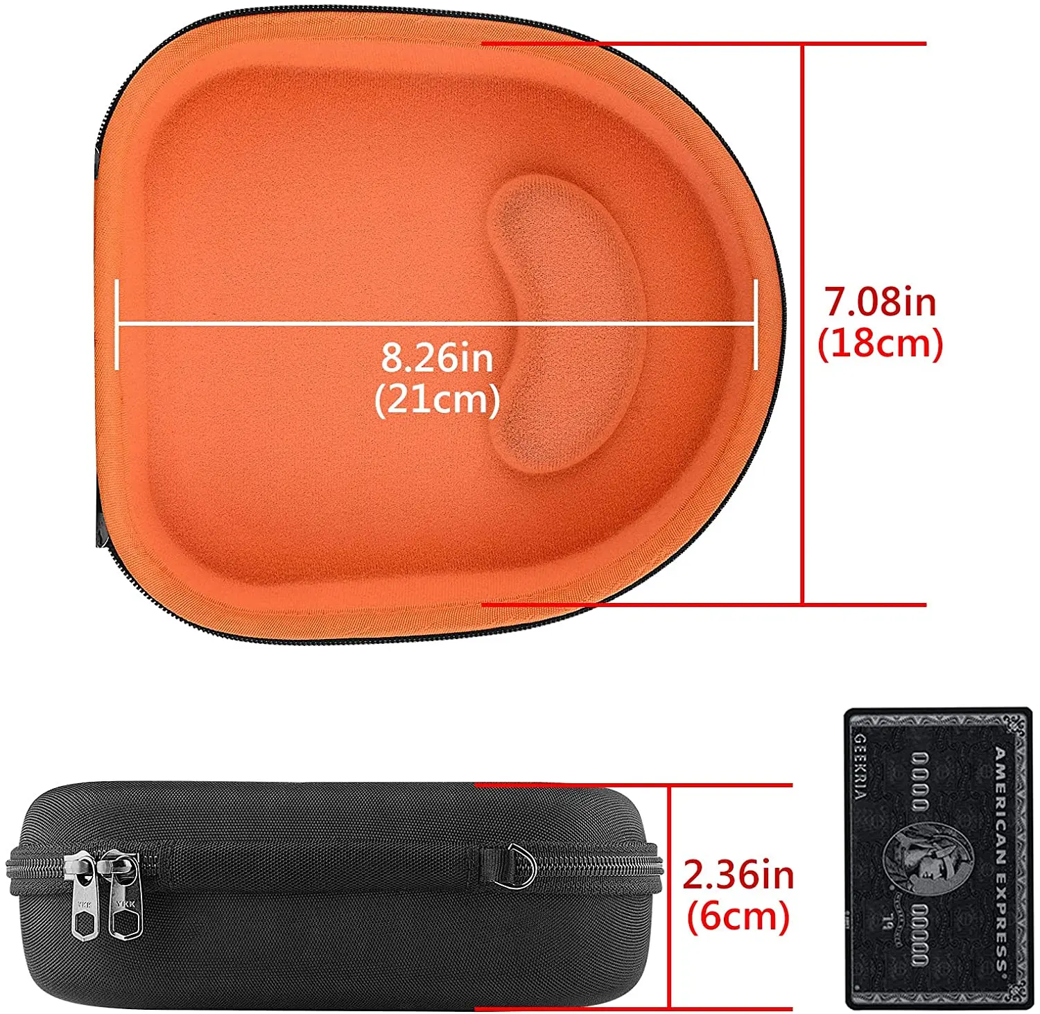 Geekria Headphones Case For Skullcandy Crusher Evo, Crusher ANC, Hard Portable Bluetooth Earphones Headset Bag For Accessories enlarge