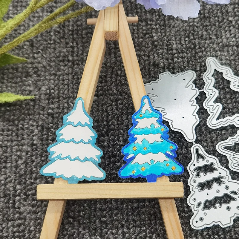 

Открытка с рождественской елкой вырез металлический штамп для скрапбукинга бумаги рукоделия ножа форма лезвие штамп трафареты металличес...
