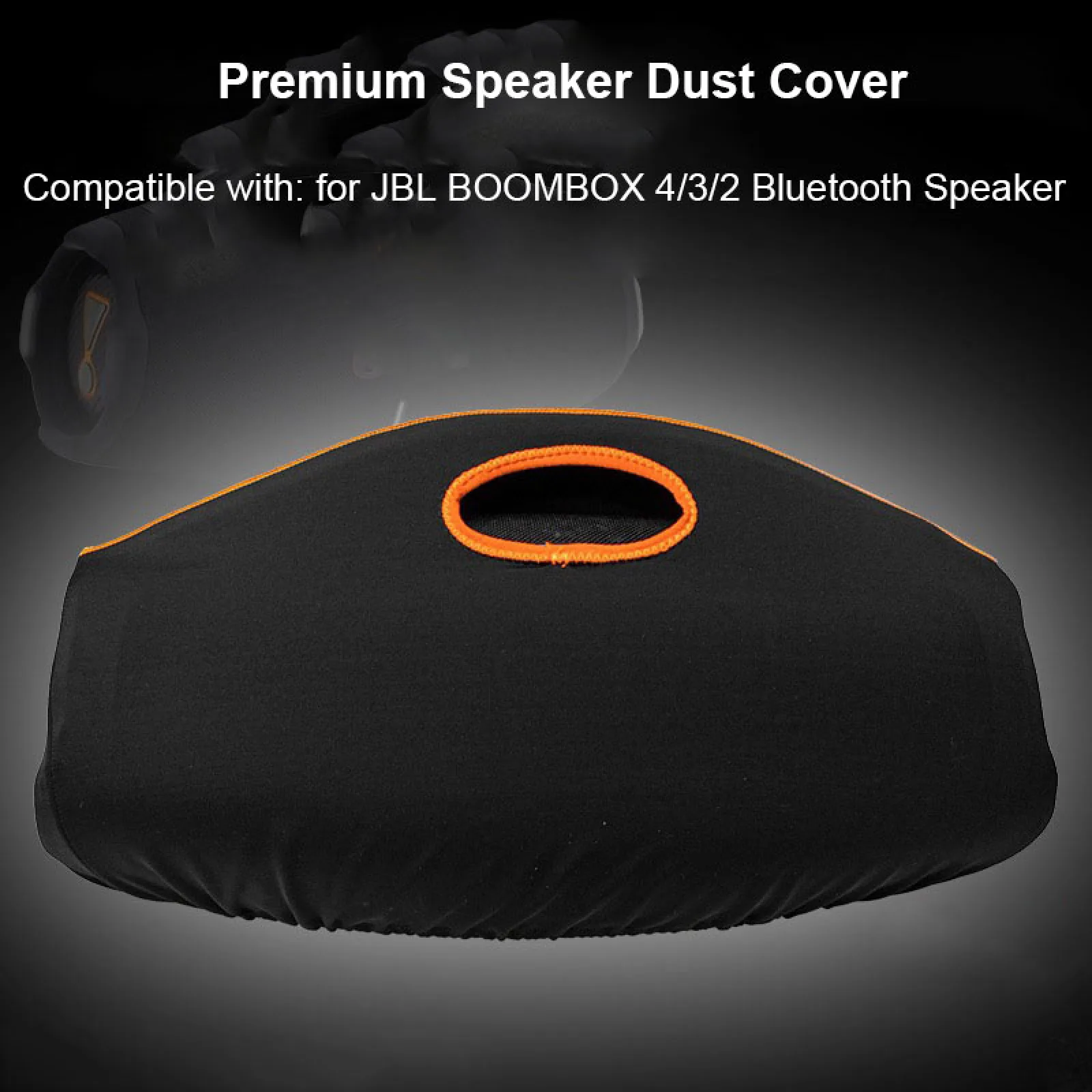 Фото Пылезащитный чехол для колонок JBL Boombox 4/3/2, эластичный чехол-накладка с резинкой, пылезащитный чехол-рукав №4