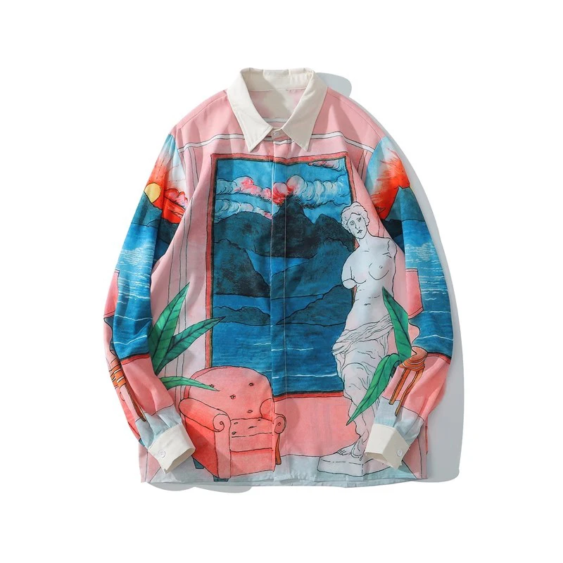 

NIGO Men's Printed Long Sleeved Shirt #nigo94766
