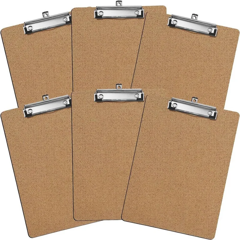 

1 Pack Clipboards Bulk Standard A4 Letter Size (9 X 12.5 Inches) Board With Low Profile Clip For Teachers, Doctors And Nurses