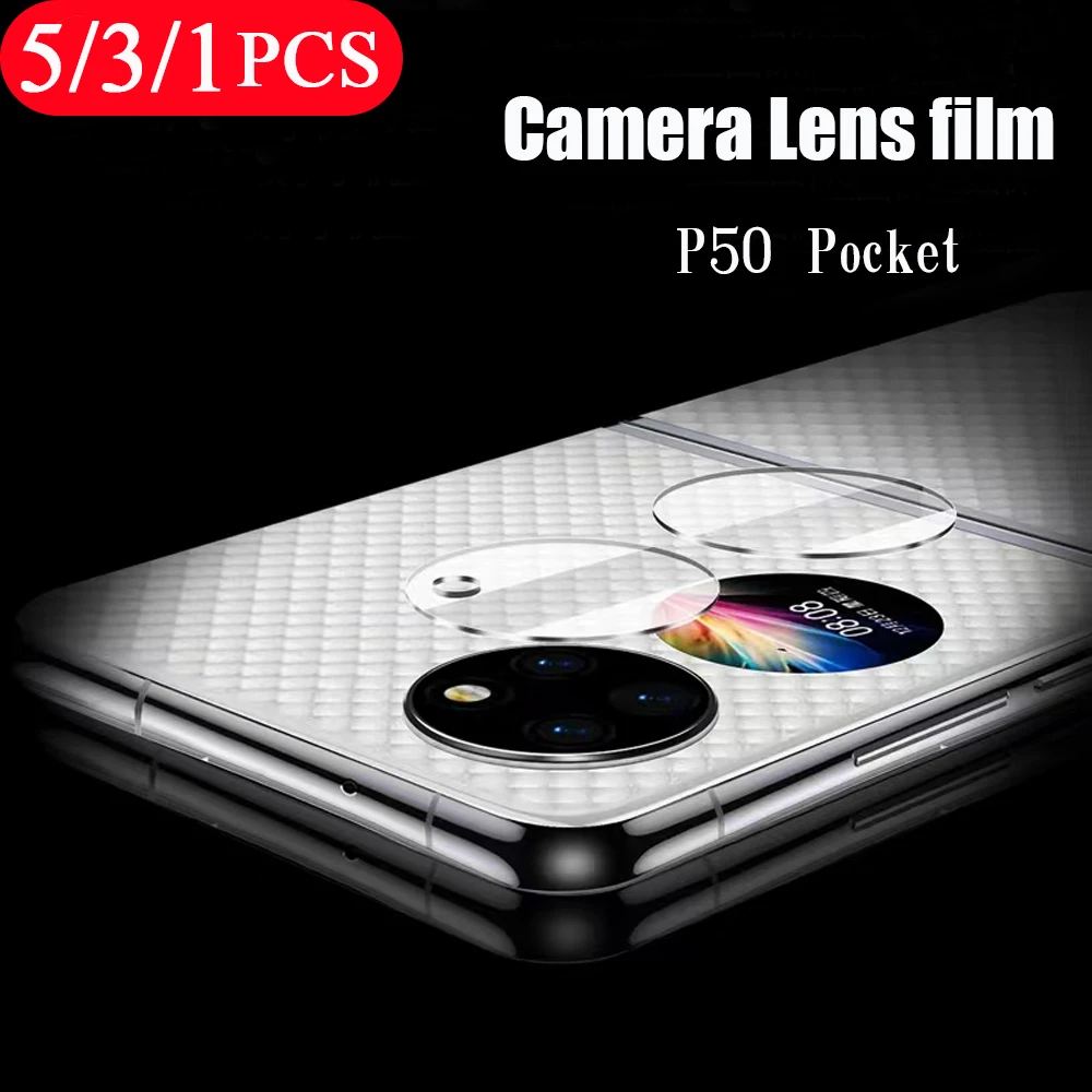 

5/3/1Pcs HD Camera Lens For Huawei P60 Art Camera screen protector P50 Pocket P40 lite P30 pro P50E Protective Film Smartphone