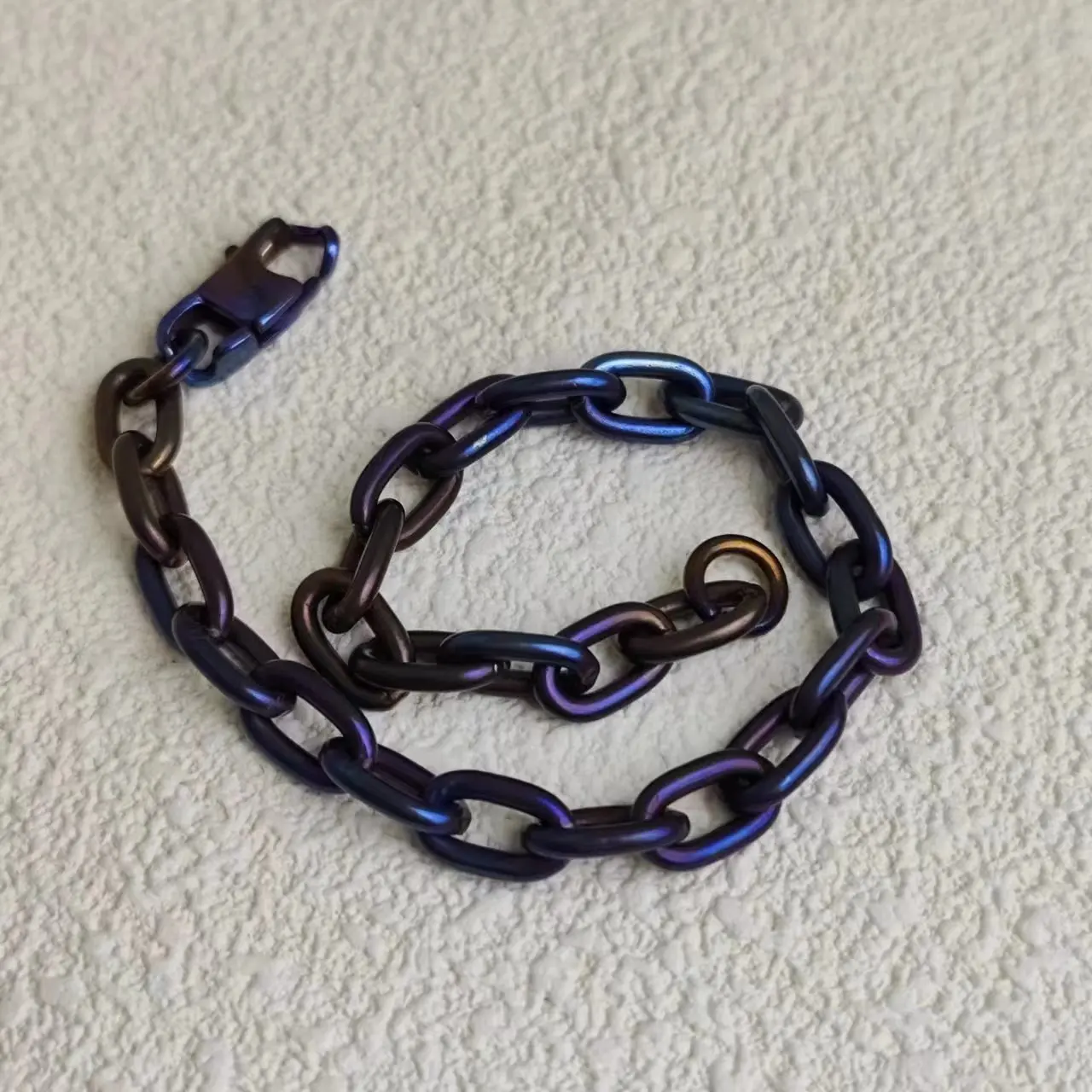 Цепочка из чистого титана для браслетов унисекс ширина 6 8 мм