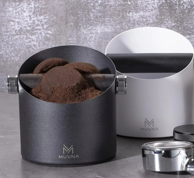 MUVNA Espresso Стук из нержавеющей стали для кофейной гущи со съемным ударным стержнем