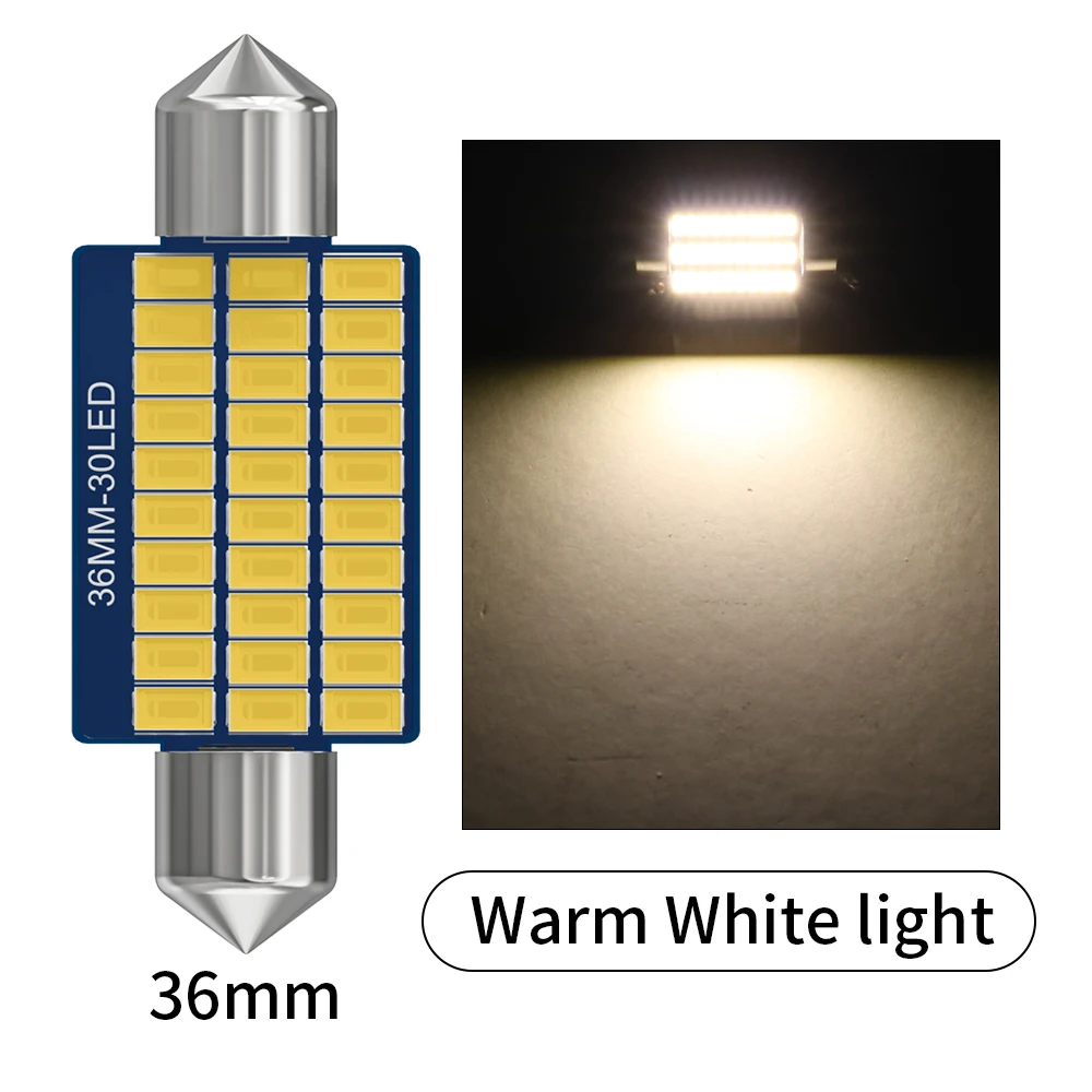 

10X фонасветильник для чтения интерьера, холодный синий, теплый белый свет, 4300K, C5W, C10W, 31 мм, 36 мм, 39 мм, 41 мм, Потолочная купольная лампа для авто