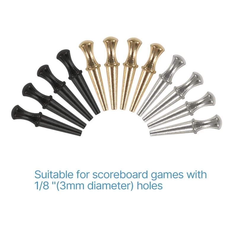 48 шт. металлические колышки для криббеджа сменные конические штифты доски