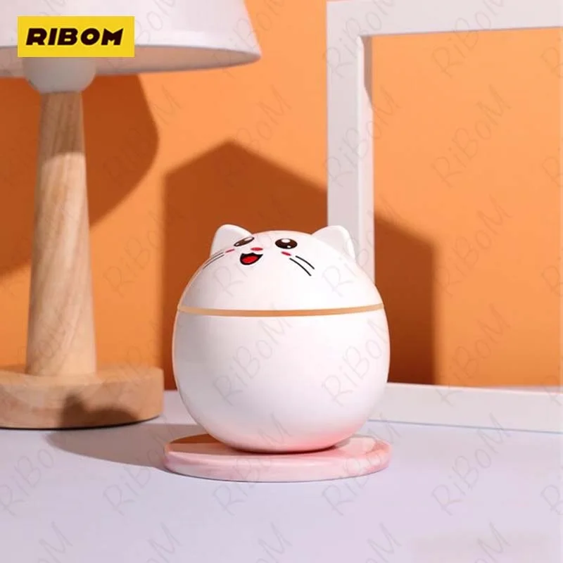 

Mini Cat Air Humidifier Ultrasonic Car Mist Maker With Colorful Night USB Lamps Nano Mist Sprayer Home Office Air Purifier