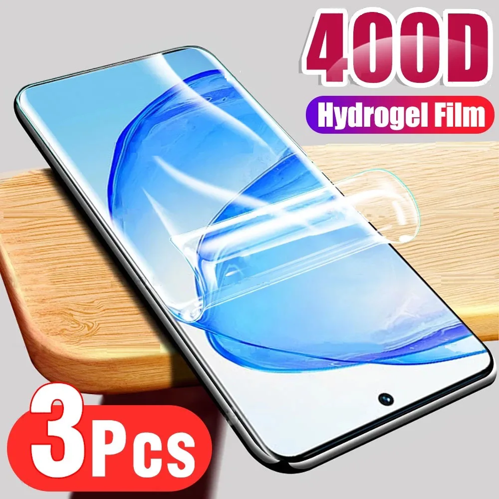 

3PCS Hydrogel Film for Vivo V25 Screen Protectors Not Glass for Vivo V27 V27e V25e V25 V23 V23e V21 V21e V21s V20 Pro 5G SE 2021