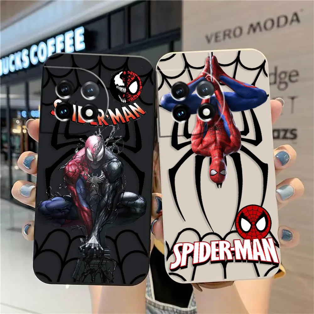 

Case For Oneplus 11 10 9 9R 9RT 8 8T 7 7T ACE 2 2V NORD CE 2 Lite Pro Case Cover Funda Cqoue Shell Capa Marvel's Dark Spider-Man