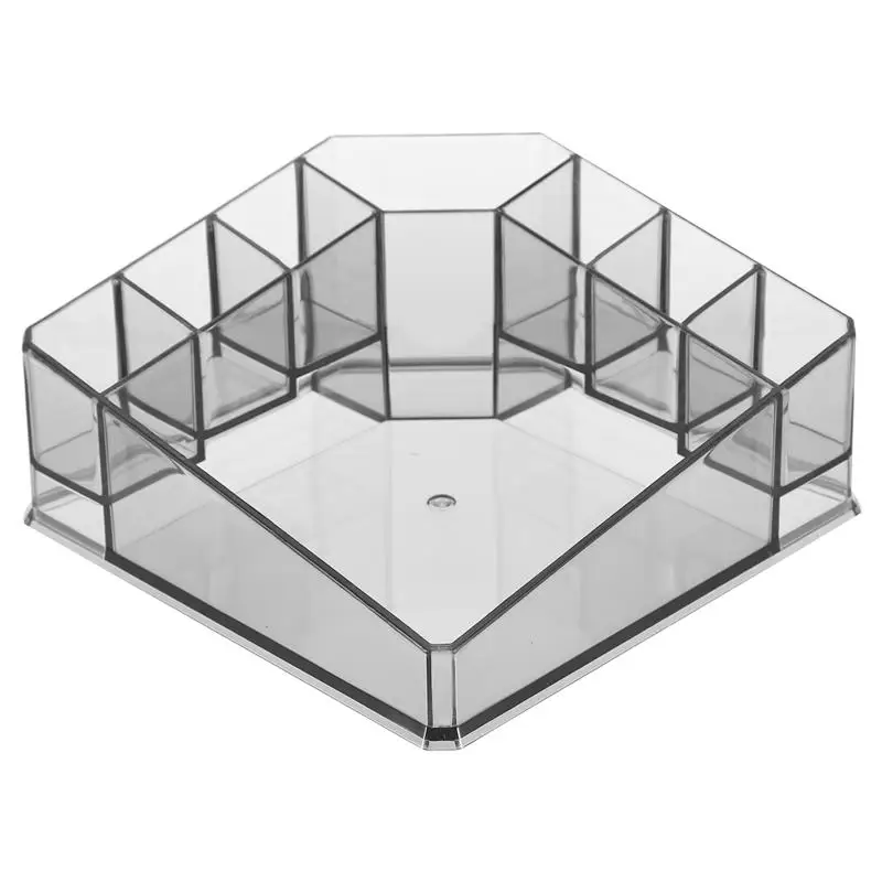 Прозрачный пластиковый настольный органайзер держатель для губной помады