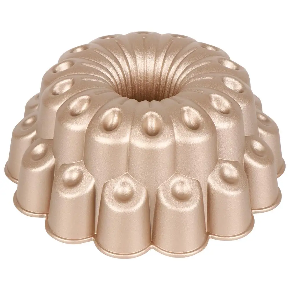 

2 Layers of Non-Stick Marquise Fluted Bundt Cake Pan