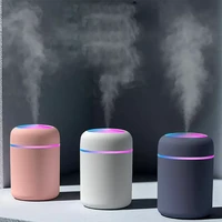 portable 300ml humidifier usb ultrasonic dazzle cup aroma diffuser cool mist maker air humidifier purifier with romantic light
