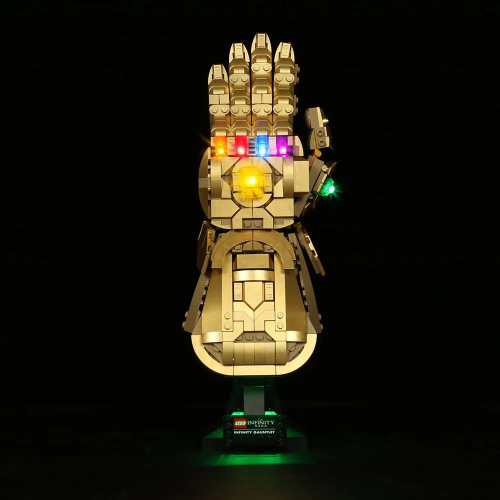 Светодиодный светильник Lazishi для 76191 Infinity Gauntlet Коллекционная модель игрушки