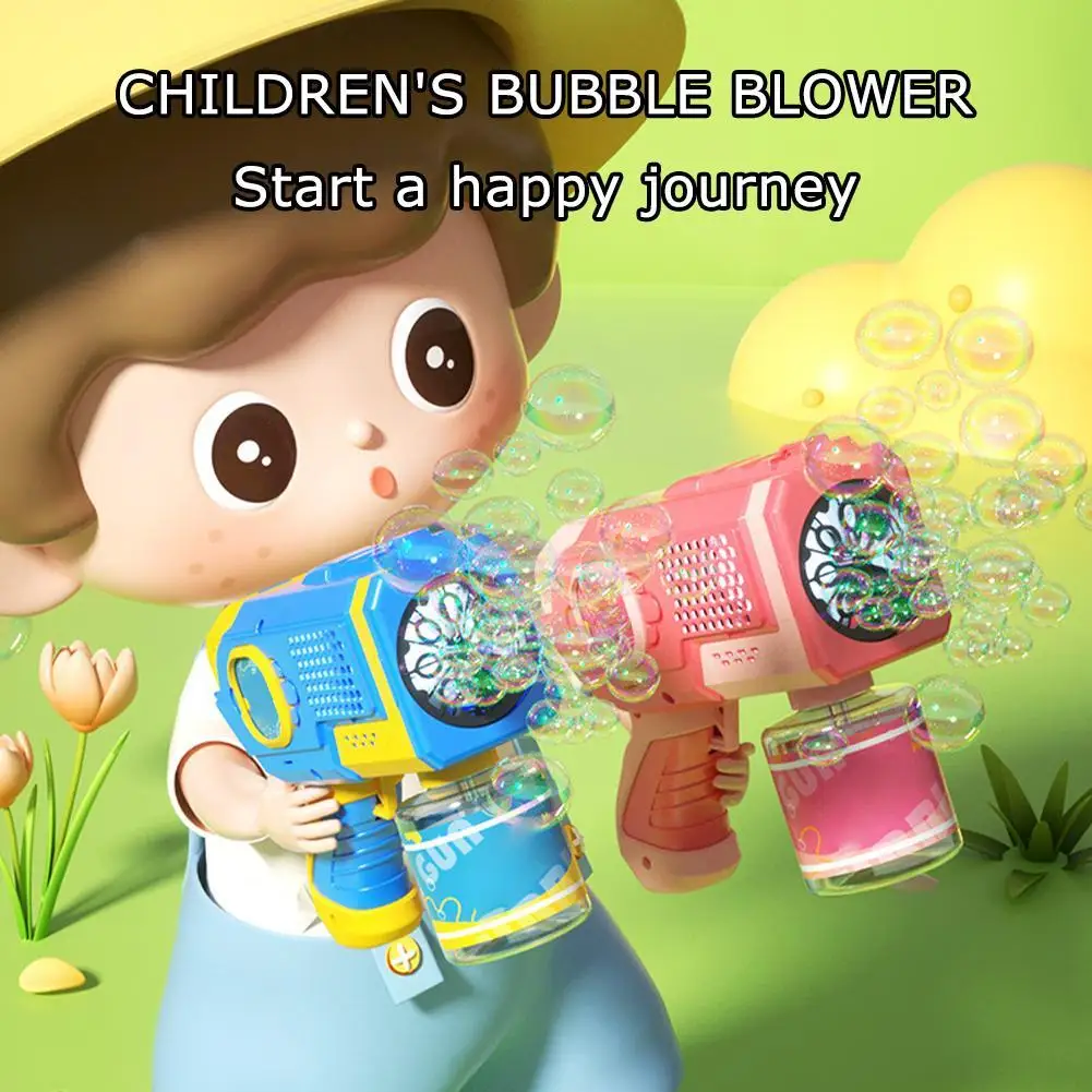 

Автоматическая пузырьковая машина с 8 отверстиями, прочная герметичная игрушка для распыления разноцветных искусственных и звуковых пузырьков для летних игр в воде