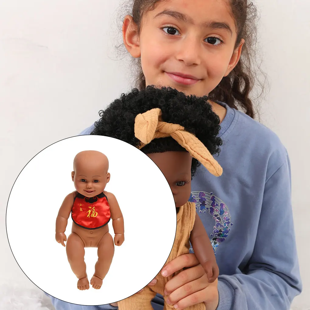 

Lifelike Vinyl Doll Infants Home Nursery Baby Shower Realistic Simulation Educational Toy Cute Festival for Kids Type 1