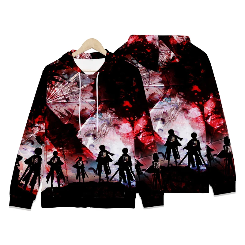 

Anime 3D Print Attack On Titan Hoodies Sweatshirt Men Women Fashion Streetwear Oversized Hoodie Pullover Boys Girl Tops Clothing