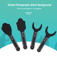 dental photography black background orthodontic photo image contrast board oral cheek plate scale mark autoclavable dentist tool