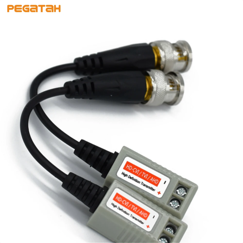 

2Pcs UTP Video Balun HD CVI AHD TVI Camera BNC To UTP CCTV Video Balun 300m Distance CCTV Video Balun CCTV Accessories