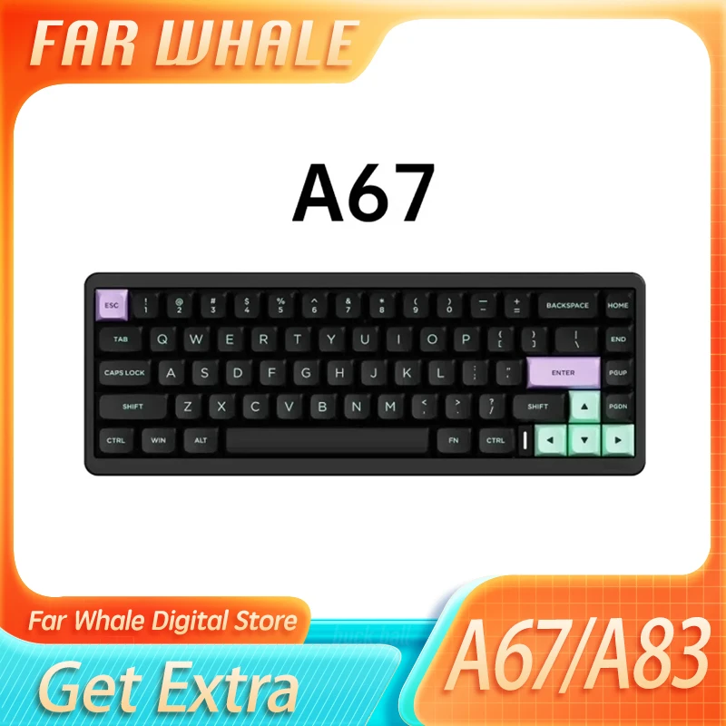 Aesco A67 A83 Индуктивный переключатель Механическая клавиатура Двухрежимная 4000 Гц 0