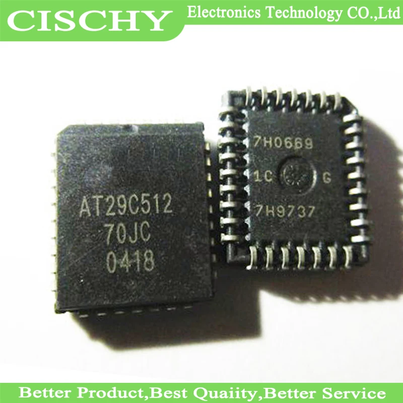 1 шт./лот AT29C020-12JI AT29C040A-90JU AT29C512-70JU AT29C256-15JC AT29C256-90JC AT29C257-90JC AT29C512-70JC PLCC-32 в наличии на складе