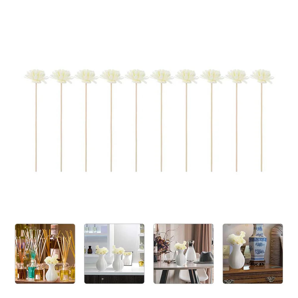 

10Pcs Diffuser Flower Sticks Essential Oil Sticks Aroma Diffuser Flower