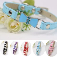 dog collar leather pet dog collar leash used for small medium large dogs cats outdoor walking pet supplies necklace accessory