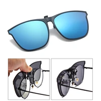 men women polarized clip on sunglasses anti glare night vision glasses photochromic car driver goggles uv400 eyewear clips