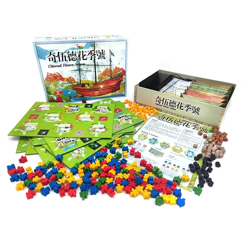 

New Board Game Keyflower Cards Game Family Party Family/Party Best Gift for Adults Children Classic Operating Games